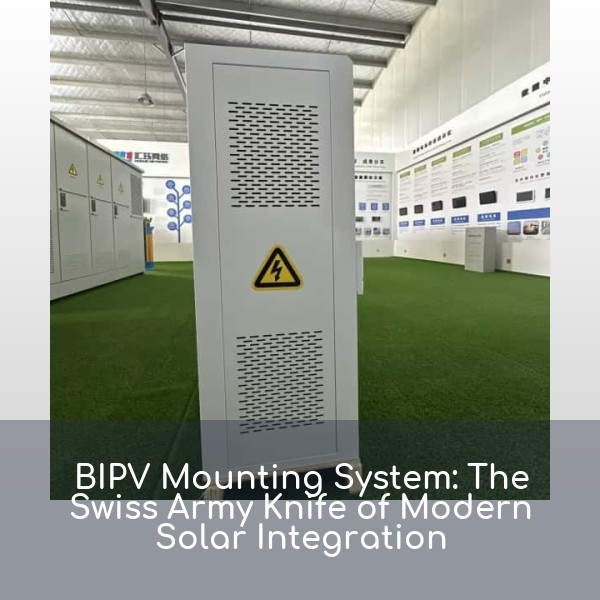 BIPV Mounting System: The Swiss Army Knife of Modern Solar Integration